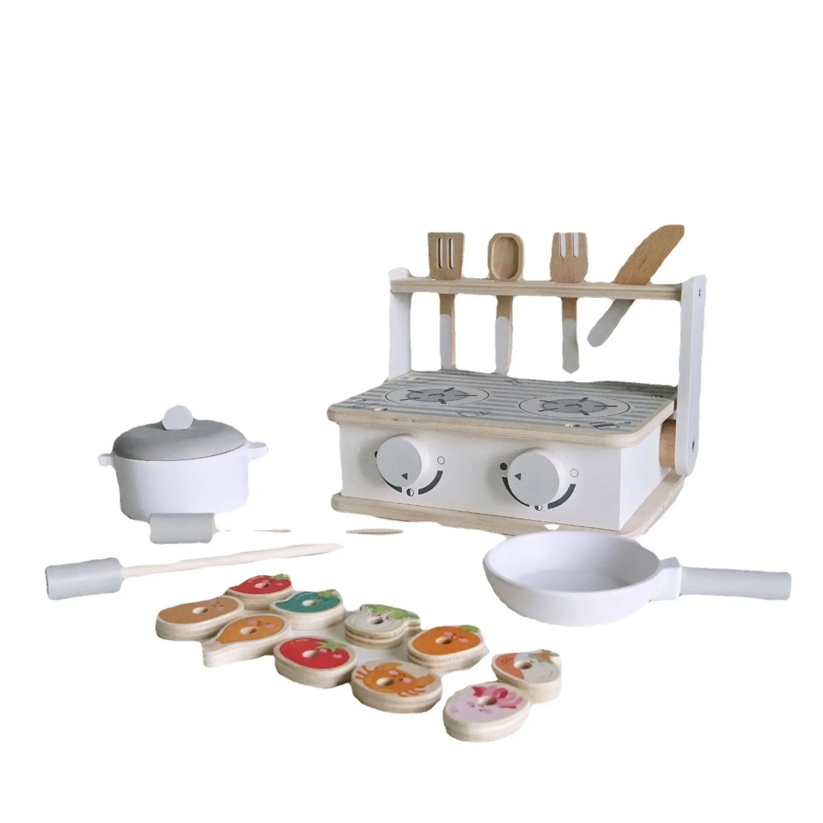 Wooden Grill Set