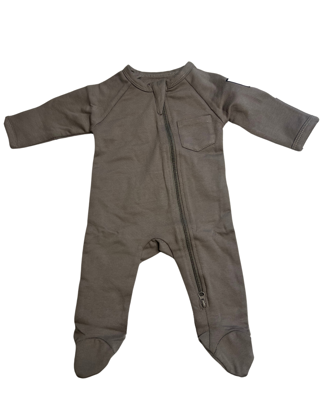 Organic Cotton Newborn Zip Up