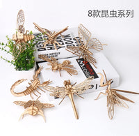 Thumbnail for 3D Wood Insect Models - 4 pack